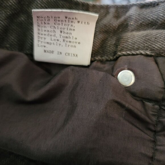 Black Jeans Womens Distressed Straight-Leg Denim Jeans Size Small JJ1598 - Picture 6 of 6